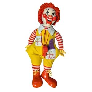Vintage 1978 Ronald McDonald Plush Toy